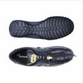 thumbnail image 3 of Men Belvedere Mens Vasco Shoes Hornback Crocodile Sneaker Shoes Dark Blue 336122, 3 of 4