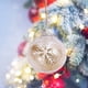 thumbnail image 4 of Juego de 9 adornos navideños de plástico blanco | Múltiples estilos y formas para decorar el árbol de Navidad | Adornos de 8 cm para fiestas, 4 of 5