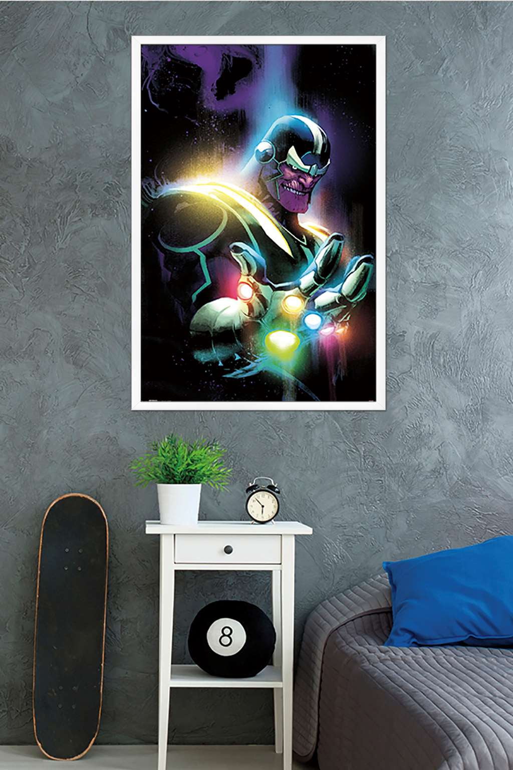 Marvel Comics - Thanos - Cover #13 Wall Poster, 22.375" x 34", Framed