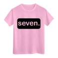 thumbnail image 6 of Big Kid Shirts For Teen Kids Girls Child Short Sleeve Prints T Shirt Trendy Girls Fans Present Tops And Top for Toddlers Light up High Tops Baby Girl Top Long Sleeve Teen 8-9 Years Pink, 6 of 6
