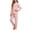 Pink, variant on Cethrio Girls' Pajama Sets Long Sleeve, Fall Winter Comfortable 2 Piece Girls' Sleepwear Pink Size 7-8T