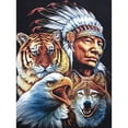 thumbnail image 1 of Wdftyju Kit de indios de animales 5D, taladro cuadrado completo, diamantes de imitación, obra de arte DIY, pintura de diamantes Wdftyju 6pu4gz4zz5br2qt4, 1 of 9