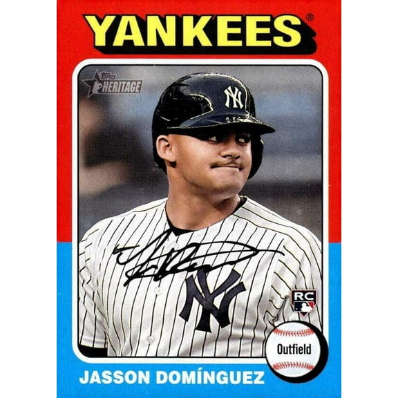 MLB 2024 Topps Heritage Jasson Dominguez #399 (Rookie)