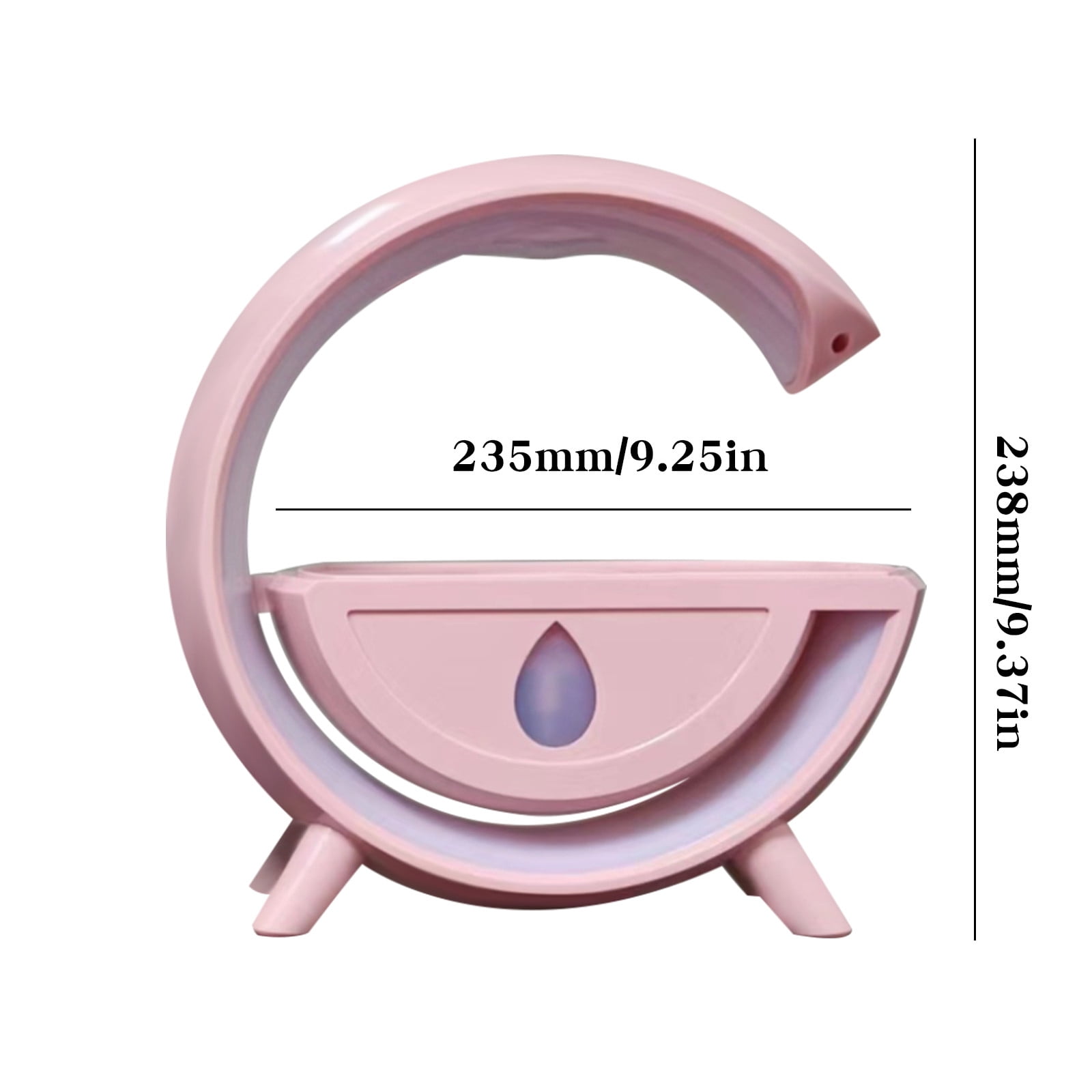 Jubipavy 350ml Humidifier Gravity Design Cool Mist Humidifiers Humidifier Integrated Large Capacity