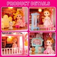 Doll House for Girls ,29 Rooms Dollhouse with Dolls Figure, Puppies