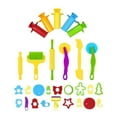 thumbnail image 1 of 29 Pieces Play Dough Tools Playdough Accessories Set Various  Molds Rollers Cutters Educational Gift for Children  Random Color, 1 of 4