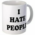 thumbnail image 2 of 11 ounce Mug - I Hate People - Mug - S White ", 2 of 3