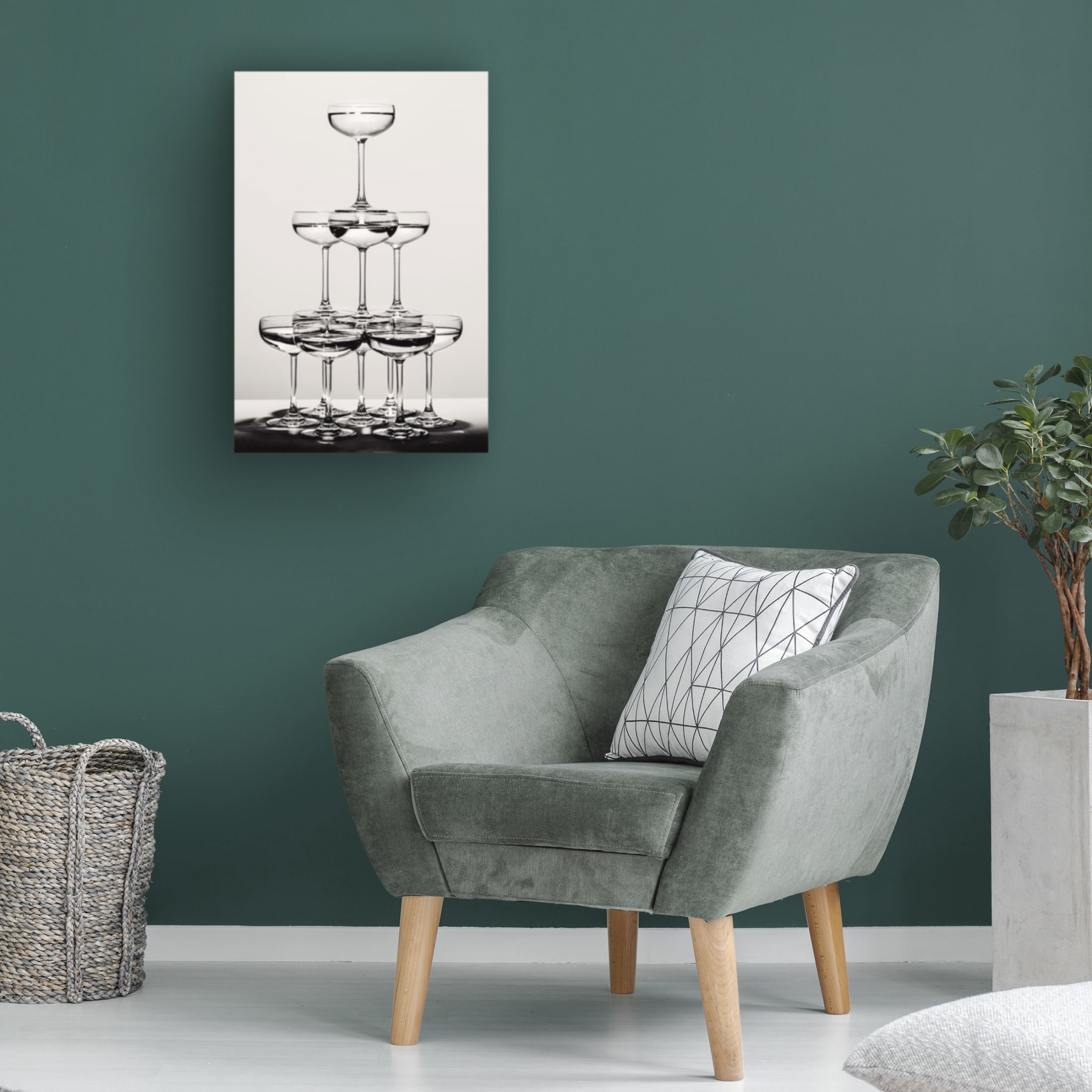 Pictufy Studio III 'Champagne Tower 6' Canvas Art - 30 x 47 Inches
