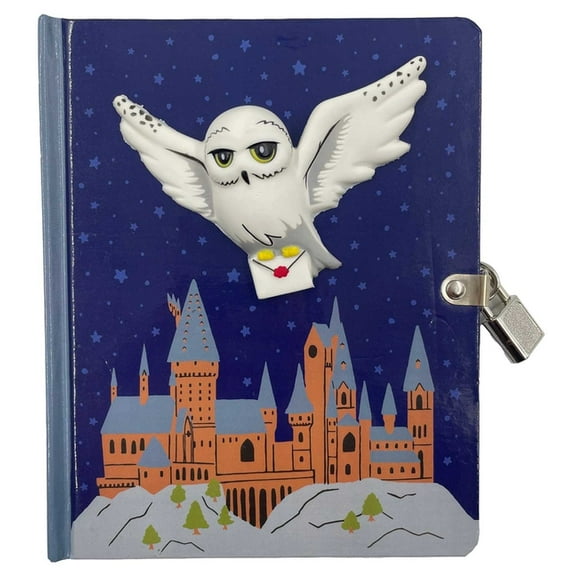 Harry Potter Harry Potter: Hedwig Squishy Lock & Key Diary, (Hardcover)