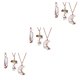 thumbnail image 5 of Sonducket 3 Pieces Moon Necklace Adjustable Dainty Gemstones Pendant Accessories Tree Wire Ring Women of Jewelry Life Wrap for Daily Wear Como se muestra 3piezas Sonducket CBP220160, 5 of 6