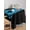 Black, variant on Blue Game Handle Table Cloth, Video Gamer Console Earphones Black Waterproof Tablecloth for Square Tables, Reusable Washable Fabric Table Cover for Restaurant Kitchen Dining Tables 60"x60"