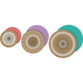 thumbnail image 2 of Teacher Created Resources Shabby Chic Burlap Design Hanging Paper Fans 3 Per Pack 3 Packs, 2 of 2