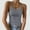 Grey, variant on Women's PU Leather Neck Sleeveless Solid Camisole Crop Tank Top Rayon Tops Women Exercise Top Camisole Tall 3xl Leather Tube Top and Womens Top 1x Womens Tops 2x Blouse Women Running Top
