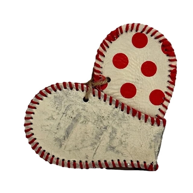Prime Spring Deals 2025 Vintage Baseball Heart Baseball Heart Softball Heart Baseball Ornament Softball Ornament Softball Player Ornament Upcycled Gift Idea
