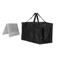 thumbnail image 1 of Bolsa térmica para entrega de alimentos, calentador de alimentos, calentador de pizza reutilizable, para catering negro, 1 of 9