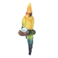 thumbnail image 2 of Adorno de pájaro de resina Jadeshay escultura de loro simulada Colorido 38 cm, 2 of 8