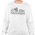 thumbnail image 2 of Skyline Albuquerque Sweatshirt Unisex Large White, 2 of 5