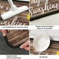 thumbnail image 4 of 2 Pieces Sunflower Kitchen Decoration Rug Set, Washable Waterproof Kitchen Mats and Kitchen Sink Runner Rug, Farmhouse Style Decor Indoor 17" x 47" + 17" x 30", 4 of 6