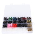 thumbnail image 2 of Ojos de mueca de color, nariz de ojos de mueca de peluche conveniente para nios para uso general para uso profesional para juguetes de peluche para mu,Ojos de mueca Kit de nariz de mueca Ojos de mueca, 2 of 8