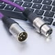 thumbnail image 3 of Cable XLR 3 Pines A 1 M Cable Cable Micrófono Blindado (púrpura), 3 of 9