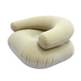 thumbnail image 2 of Luzkey Inflatable Lounge Chair Soft Inflatable Lounger for Courtyard Indoor Bedroom Beige, 2 of 8