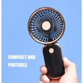 thumbnail image 6 of Needhep Tower Fan With Remote,Fans for Bedroom Cold Air, Small Fans for Desk, Noiseless Fan for Bedroom, Electric Hand Fan (Black), 6 of 8