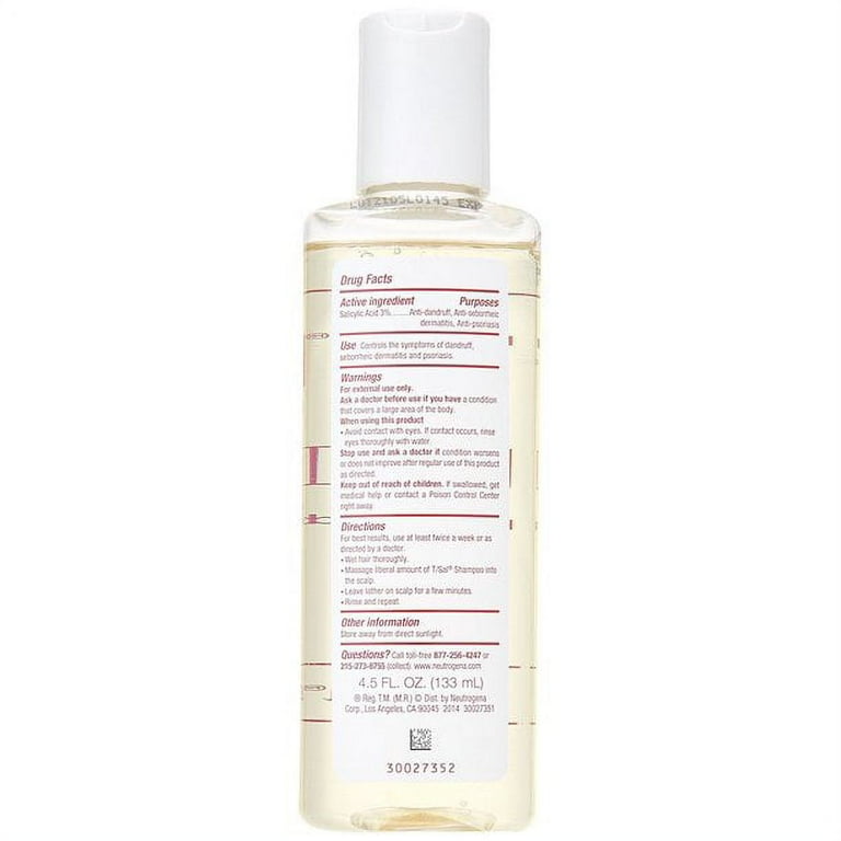 Neutrogena T/Sal 3 Pack Maximum Strength Shampoo, 4.50 oz Each