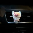 thumbnail image 4 of 3D Artificial A Bouquet Of Flowers Shape Aromatherapy Vent Car Love Air Stone Creative Perfume Car Diffuser Perfume Clip Conditioning Car Interior Accessories, 4 of 4