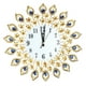 Grand Paon Vintage Diamant Or Horloge Murale Horloge Murale Silencieuse pour Salon Chambre Bureau Décoration de la Maison – image 5 sur 6