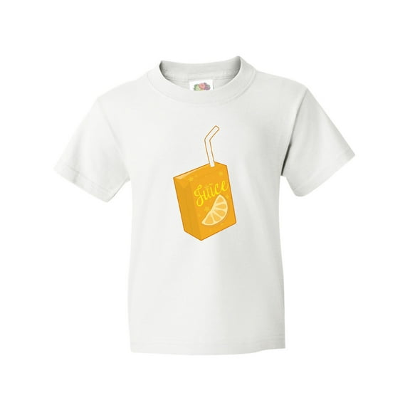 Inktastic Orange Juice Box Youth T-Shirt