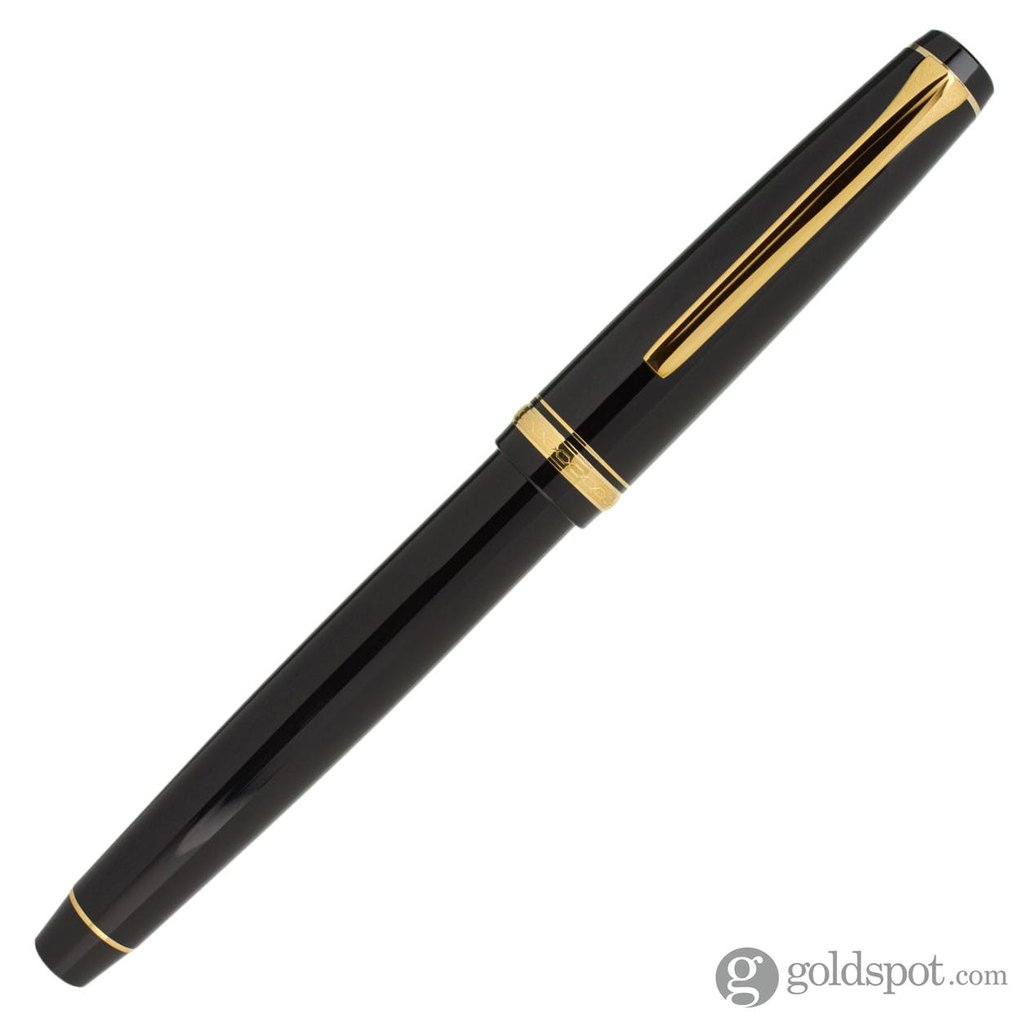 Pilot Falcon Black/Gold Fountain Pen - Medium