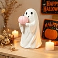 thumbnail image 6 of Halloween Decorations Ghost Ornament, Multicolor Resin Cute Ghost with Eerie Design for Mantel Shelf Or Porch, Reusable Spooky Home Decoration, 6 of 6