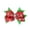 Green & Red, variant on Hair Bow Layered Christmas Bow with Silicone Charm, One Size for Teens-Red Tree