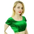 thumbnail image 2 of Phagun Readymade Designer Velvet Padded Saree Blouse Indian Traditional Women Crop Top, 2 of 4