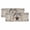 Brown, variant on 2 Pack Valances for Windows 42 x 18 Inch, Texas Star Vintage Decorative Kitchen Curtain Valance, Brown Retro Berry Beige Wooden Rod Pocket Short Curtains Window Treatment for Bathroom/Cafe