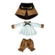 thumbnail image 3 of Ropa para muñecas, disfraz para niños, juguete encantador para muñeca, conjunto de camiseta y pantalones a escala 1/12, accesorio para muñeca bebé, ve café, 3 of 10