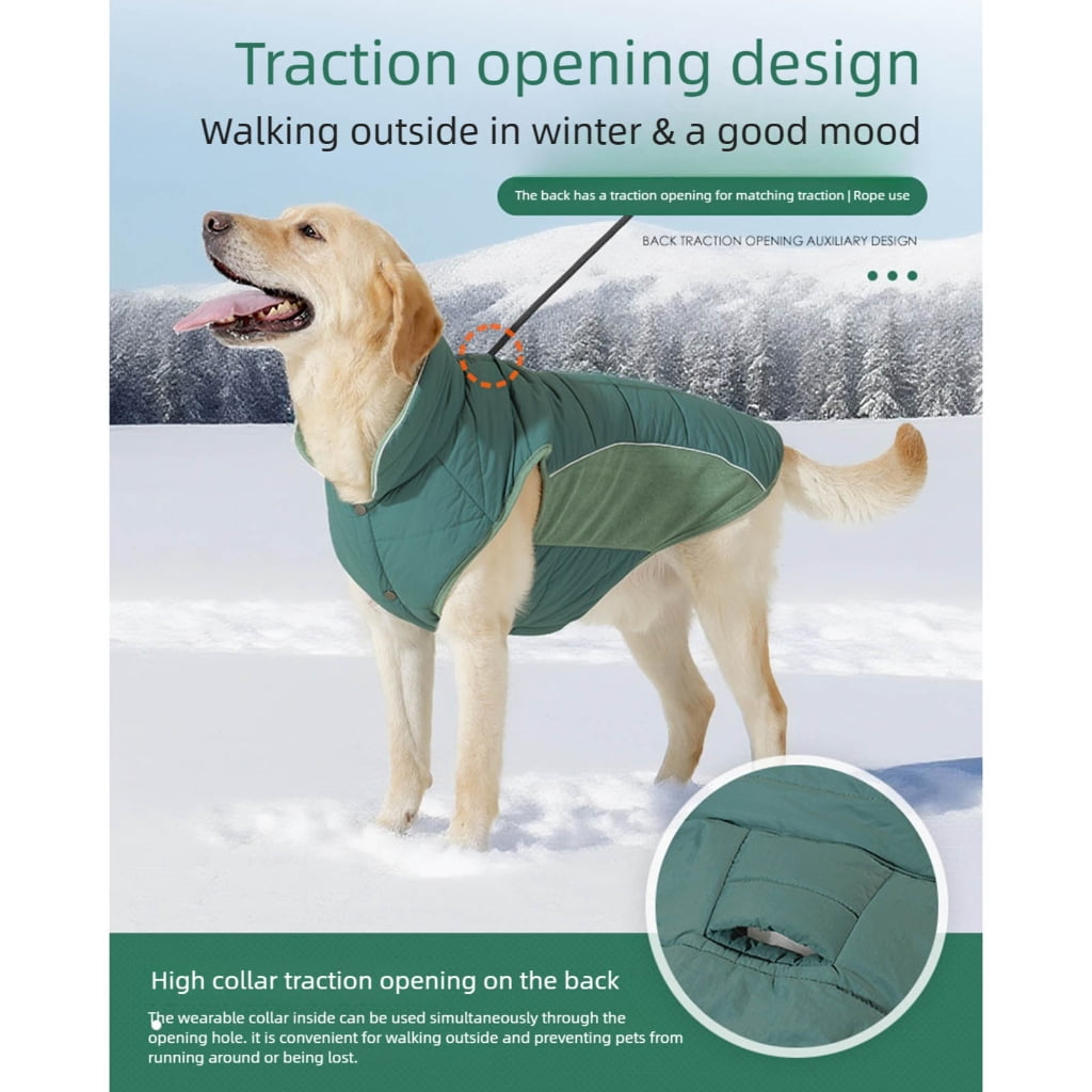 WINDLAND Dog Vest Clothes Outfit Thick Coat Clothes for Boy Girl Dog Winter Apparel
