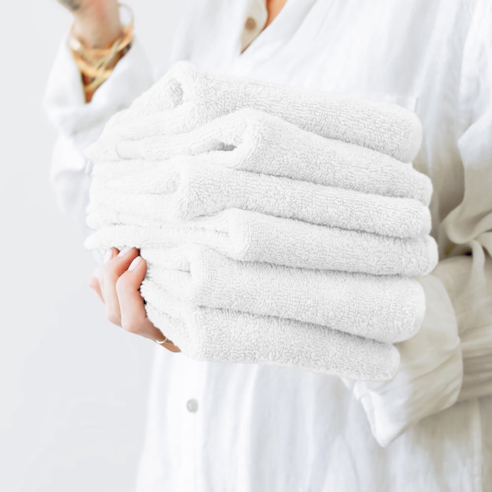 Noble Linens 6 pack Cotton Washcloths