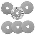 thumbnail image 5 of WHAMVOX  6 Pcs Rotary Fabric Cutter Blades Sewing Craft for Paper Silver, 5 of 8
