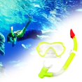 thumbnail image 2 of Juego de máscaras de esnórquel, gafas de esnórquel, cómodas, ligeras, de visión amplia, máscara de buceo, máscara de buceo y esnórquel para equipo de Amarillo SM SunniMix Cubierta de esnórquel, 2 of 8