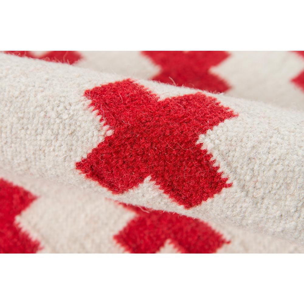 Novogratz by Momeni Topanga Lucille Flat Weave Ivory Wool Rug 5' X 7'6"