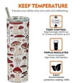 thumbnail image 2 of Mushroom Tumbler With Lid and Straw Stainless Steel 20oz Mushroom Skinny Tumbler Insulated Mushroom Cup Travel Mug Cute Coffee Tumbler Mushroom Gifts for Women, 2 of 6