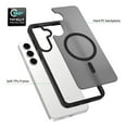 thumbnail image 5 of Rosebono Compatible With Samsung Galaxy S25 FE Case, Magnetic Translucent Matte Hybrid Gradient Transparent Soft TPU Clear Skin Cover Protection Case (Black), 5 of 5
