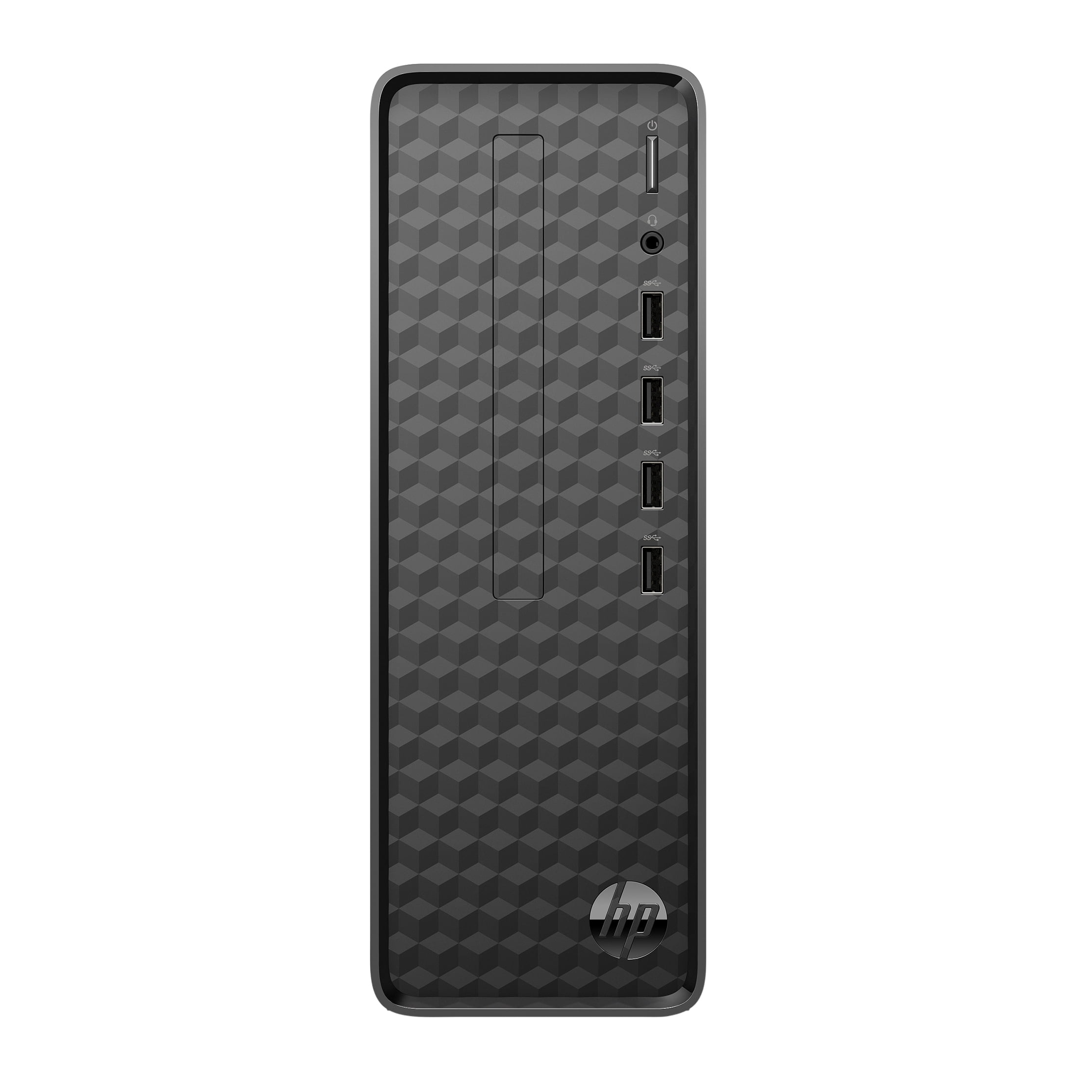 HP Slim Desktop Tower, Intel Pentium, 8GB Memory, 256GB SSD,  Windows 11 Home,  Black, S01-aF2023w