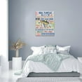 thumbnail image 6 of Sea Turtle Wall Art Nautical Bathroom Decor Ocean Pictures Painting Motivational Quotes Artwork Turtle Marine Life Canvas Home Decor Framed for Bathroom Bedroom Living Room 12"x16", 6 of 6