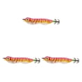 thumbnail image 3 of Yuarrent Prácticos anzuelos luminosos de calamar, camarones de madera brillante, señuelo de pesca ligero, cebo resistente al desgaste de Type1 NO1, 3 of 6