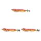 thumbnail image 3 of Sonducket Jigs de calamar, señuelo de pesca impermeable de camarón de madera brillante, cebo de plástico de acero al carbono, simulación de Type1 NO1, 3 of 6