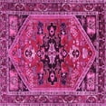 thumbnail image 1 of Ahgly Company Indoor Square Persian Pink Traditional Area Rugs, 8' Square, 1 of 4