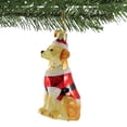 thumbnail image 3 of Kurt S. Adler Dog In Santa Suit - One Ornament 3.5 Inch, Glass - Christmas Best Friend Nb1713 Yellow Lab, 3 of 3