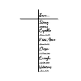 thumbnail image 2 of Sacred Home Wall Decor Art -- Scripture-Inspired Religious Wall Hanging, Cross-shaped wall decoration, Modern Design, Durable Material, Indoor/Outdoor, Easy Installation, Motivational Gift, 2 of 8